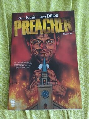 DC Preacher Book One Graphic Novel - Red & Gold